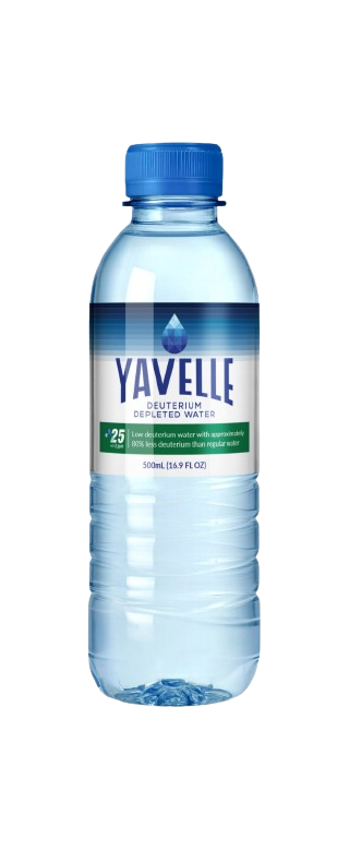 Yavelle 25ppm Deuterium-Depleted Water (DDW) — 500mL Recyclable PET Bottle